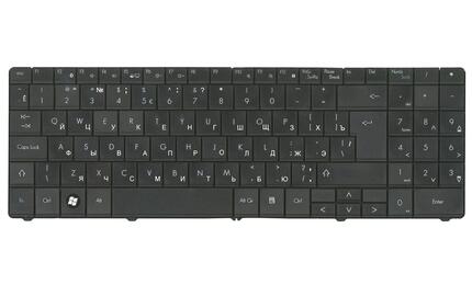 Клавиатура для ноутбука Acer Packard Bell (SL51) Black, RU (вертикальный энтер) - фото 2