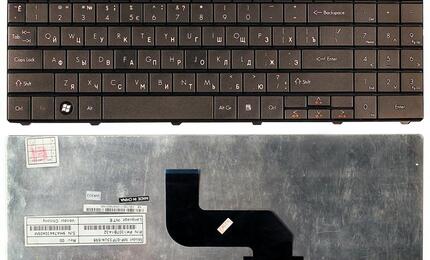 Клавиатура для ноутбука Acer Packard Bell (TJ61, TJ65. Gateway NV40, NV42, NV44, NV48, NV52, NV53, NV54, NV56, NV58, NV59, NV73, NV74, NV78, NV79) Black RU