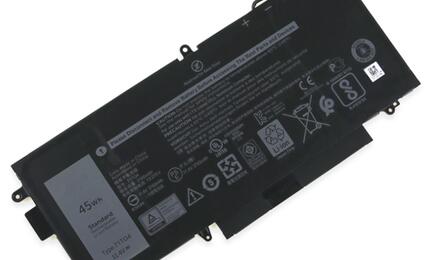 Аккумуляторная батарея для ноутбука Dell 71TG4 Latitude 7390 11.4V Black 3940mAh OEM