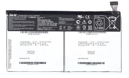 Аккумуляторная батарея для планшета Asus C12N1320 Transformer Book T100 3.85V Black 7820mAh Orig