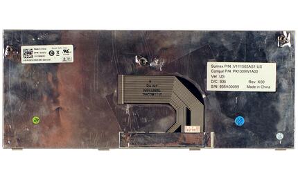 Клавиатура для ноутбука Dell Inspiron mini (1012, 1018) Black, RU/EN - фото 3