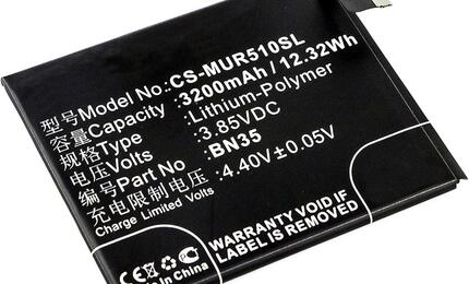 Аккумуляторная батарея для Xiaomi CS-MUR510SL Redmi 5 3.85V Black 3200mAh 12.32Wh