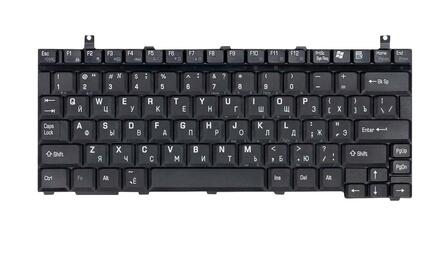 Клавиатура для Toshiba Portege (M200, M205, M400, 3500, S100, P100, R100, S100, M500, Satellite U200, U205) Black, RU - фото 2