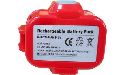Аккумулятор для шуруповерта Makita 192019-4 9100 1.5Ah 9.6V красный Ni-Cd - фото 2