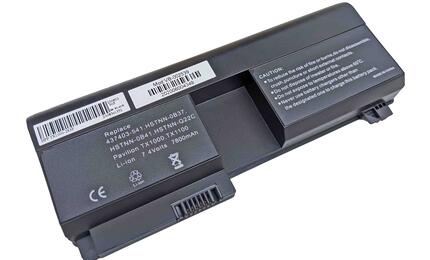 Усиленная аккумуляторная батарея для ноутбука HP Compaq HSTNN-OB37 Pavilion TX1000 7.4V Black 7800mAh OEM Усиленная аккумуляторная батарея для ноутбука HP Compaq HSTNN-OB37 Pavilion TX1000 7.4V Black 7800mAh OEM