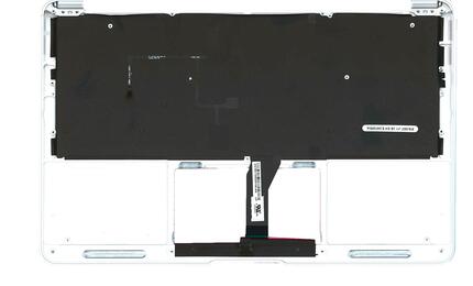 Клавиатура Apple MacBook Air 2012+ (A1465) Black, (Silver TopCase), RU (горизонтальный энтер)