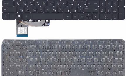 Клавиатура для ноутбука HP Pavilion (m6-k088) с подсветкой (Light), Black, (No Frame) RU