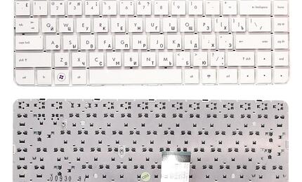 Клавиатура для ноутбука HP Pavilion DM4-1000, DV5-2000, DV5-2100 White, (No Frame) RU
