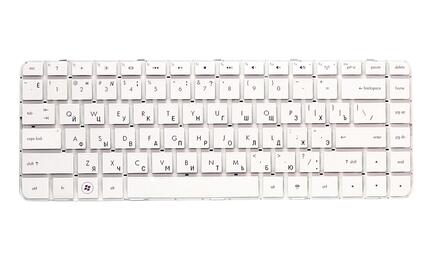 Клавиатура для ноутбука HP Pavilion DM4-1000, DV5-2000, DV5-2100 White, (No Frame) RU - фото 2