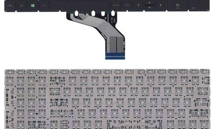 Клавиатура для ноутбука HP Pavilion Gaming 15-CX с подсветкой (Light), Black, (No Frame) RU