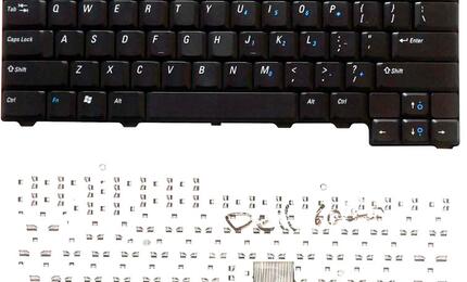 Клавиатура для ноутбука Dell Inspiron (6000, 6000D, 9200, 9300, 9300S, XPS M170, Inspiron XPS Generation 2) Black, RU