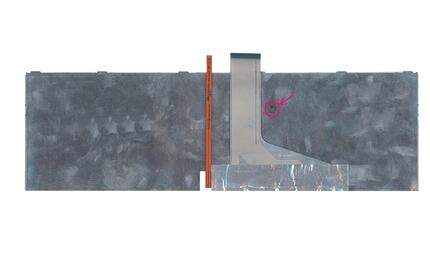 Клавиатура для ноутбука Toshiba Satellite P870, P870D, P875, P875D с подсветкой (Light), Black, (Gray Frame) RU - фото 3