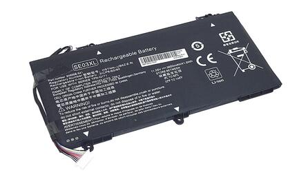 Аккумуляторная батарея для ноутбука HP SE03 Pavilion 14 11.55V Black 3600mAh OEM Аккумуляторная батарея для ноутбука HP SE03 Pavilion 14 11.55V Black 3600mAh OEM