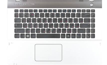 Клавиатура для ноутбука Samsung (P330) Black, (White TopCase), RU