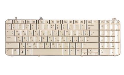 Клавиатура для ноутбука HP Pavilion DV6-1000 DV6-2000 White, RU - фото 2