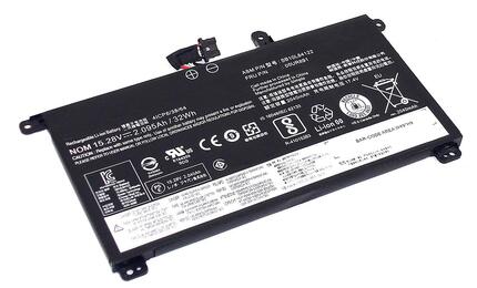 Аккумуляторная батарея для ноутбука Lenovo 00UR892 ThinkPad T570 15.28V Black 2095mAh OEM Аккумуляторная батарея для ноутбука Lenovo 00UR892 ThinkPad T570 15.28V Black 2095mAh OEM