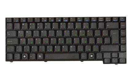 Клавиатура для ноутбука Asus EEE PC (A3A, A3E, A3H, A3L, A3G, A3V, A4, A7, F5R, F5L, M9, Z8, F5SV F5 G2K G2P G2PB G2PC G2S G2SG G2SV X50N X50R X50RL X50Z X50VL X51C X51H X59 X59L) Black, RU - фото 2