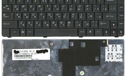 Клавиатура для ноутбука Lenovo IdeaPad (U450, E45) Black, RU
