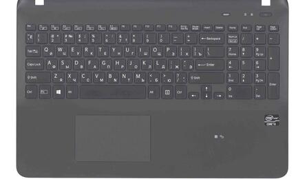 Клавиатура для ноутбука Sony (SF510) Black, с подсветкой (Light), (Black TopCase), RU - фото 2