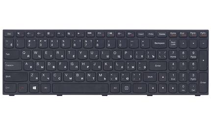 Клавиатура для ноутбука Lenovo IdeaPad G50-30, G50-45, G50-70, Z50-75, G50-70A, Z50-70, Z50-75, B50, B50-30, B50-45, B50-70, 500-15 Black, Black Frame RU - фото 2