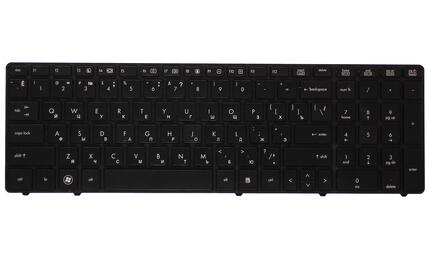 Клавиатура для ноутбука HP ProBook 6560b, 6565b, 6570B, 6575B, Elitebook 8560p, 8570p Black, (Black Frame) RU - фото 2