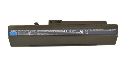 Аккумуляторная батарея для ноутбука Acer UM08A73 Aspire One 10.8V Black 4400mAh Orig Аккумуляторная батарея для ноутбука Acer UM08A73 Aspire One 10.8V Black 4400mAh Orig