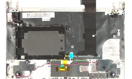 Клавиатура для ноутбука Samsung (NC110) Black, (Silver TopCase), RU - фото 2