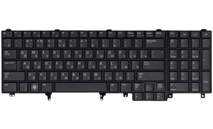 Клавиатура для ноутбука Dell Latitude (E6520, E6530, E6540) Black, RU - фото 2