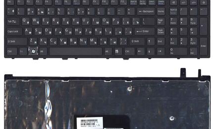Клавиатура для Sony Vaio (VGN-AW) Black, (Black Frame) RU