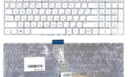 Клавиатура для ноутбука HP (15-BW 250 G6) White, (No Frame) RU