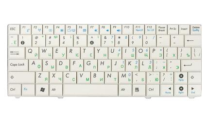 Клавиатура для ноутбука Asus EEE PC (90HA, 900SD, T91) White, RU - фото 2