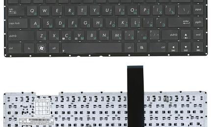 Клавиатура для ноутбука Asus VivoBook (X401) Black, (No Frame), RU