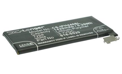 Аккумуляторная батарея для Apple CS-IPH440SL iPhone 4 3.7V Black 1420mAh 5.25Wh