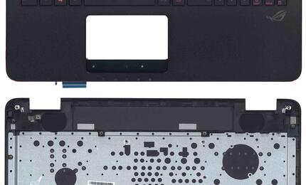 Клавиатура для ноутбука Asus (G771, N551) с подсветкой (Light), Black, (Black TopCase), RU