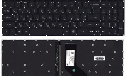 Клавиатура для ноутбука Acer Predator Helios 300 G3-571 с подсветкой (Light), Black, RU