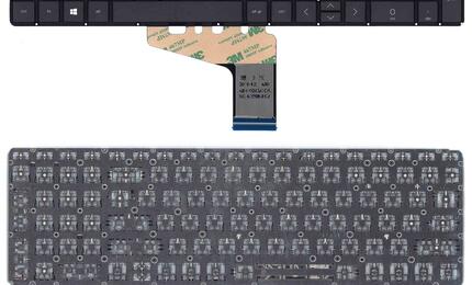 Клавиатура для ноутбука HP Omen (15-dh), Black, (No Frame) RU