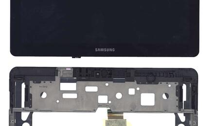 Матрица с тачскрином (модуль) для Samsung Galaxy Tab 2 10.1&quot; GT-P5100 черный с рамкой