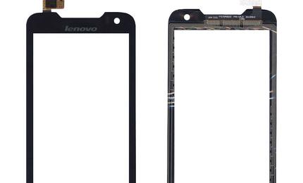 Тачскрин (Сенсорное стекло) для смартфона Lenovo A789 черный