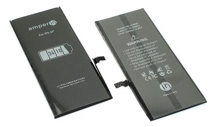 Аккумуляторная батарея Amperin для Apple iPhone 6 Plus 3.82V Black 3410mAh 13.03Wh