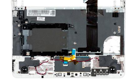 Клавиатура для ноутбука Samsung (N210) White, (White TopCase), RU - фото 2