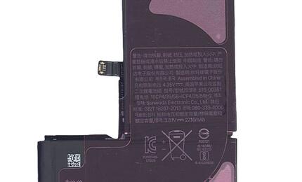Аккумуляторная батарея для Apple 616-00351 iPhone X 3.81V Black 2716mAh 10.35Wh - фото 2