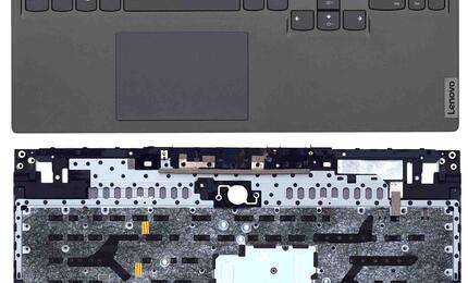 Клавиатура для ноутбука Lenovo Legion 7-15IMH05 Black, (Grey TopCase) RU