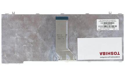 Клавиатура для ноутбука Toshiba Satellite U500, U505, U400, U405, A600, T130, T135, Portege M800, M900, White, RU (вертикальный энтер) - фото 3
