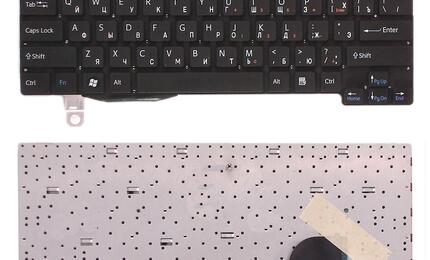 Клавиатура для ноутбука Sony Vaio (VGN-TT) Black, (No Frame) RU