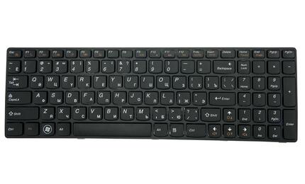 Клавиатура для ноутбука Lenovo IdeaPad G500, G505, G510, G700, G710 , Black, (Black Frame) RU
