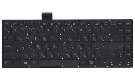 Клавиатура для ноутбука Asus EeeBook (E402) Black, (No Frame) RU - фото 2