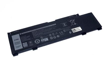 Аккумуляторная батарея для ноутбука Dell 266J9 G3 15 3590 11.4V Black 4255mAh OEM