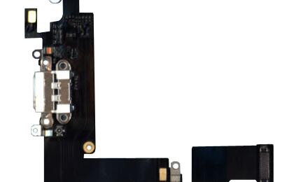 Шлейф разъема питания с аудио-разъемом для Apple iPhone 6 Plus белый