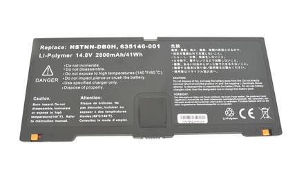 Аккумуляторная батарея для ноутбука HP Compaq HSTNN-DB0H ProBook 5330M 14.8V Black 2800mAh OEM Аккумуляторная батарея для ноутбука HP Compaq HSTNN-DB0H ProBook 5330M 14.8V Black 2800mAh OEM - фото 4
