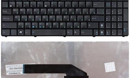 Клавиатура для ноутбука Asus (K50, K60, K70) Black, RU